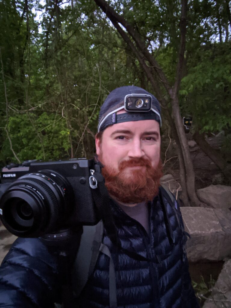 hiking at night